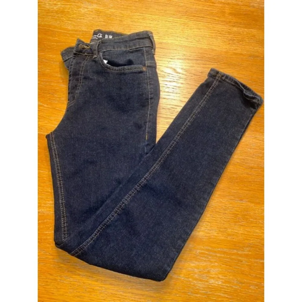 Denim Co. Slim Dark Denim Jeans-28x32 - Picture 4 of 4